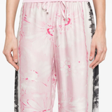 Pantaloni stampa floreale D46EP059ED2 02199 ERMANNO FIRENZE Pink 