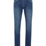 Jeans slim fit stone washed MDT4011 PDE004N 02 08HS PHILIPP PLEIN Blue shark 