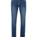 Jeans slim fit stone washed MDT4011 PDE004N 02 08HS PHILIPP PLEIN Blue shark 