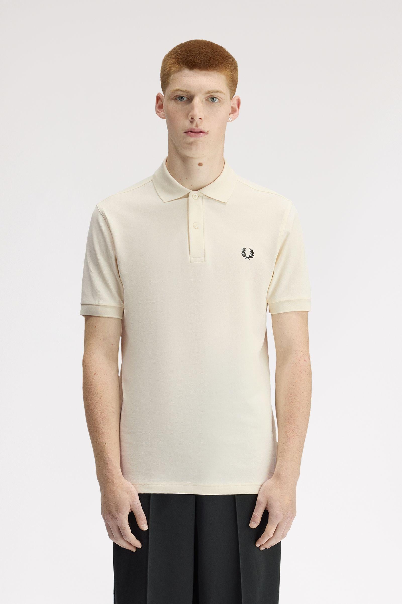 Polo manica corta M6000 13B FRED PERRY Ecru/grassroots 