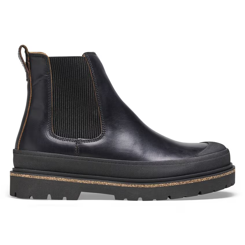 Stivale in pelle e gomma PRESCOTT SLIP ON 1025218 BLACK BIRKENSTOCK Black 