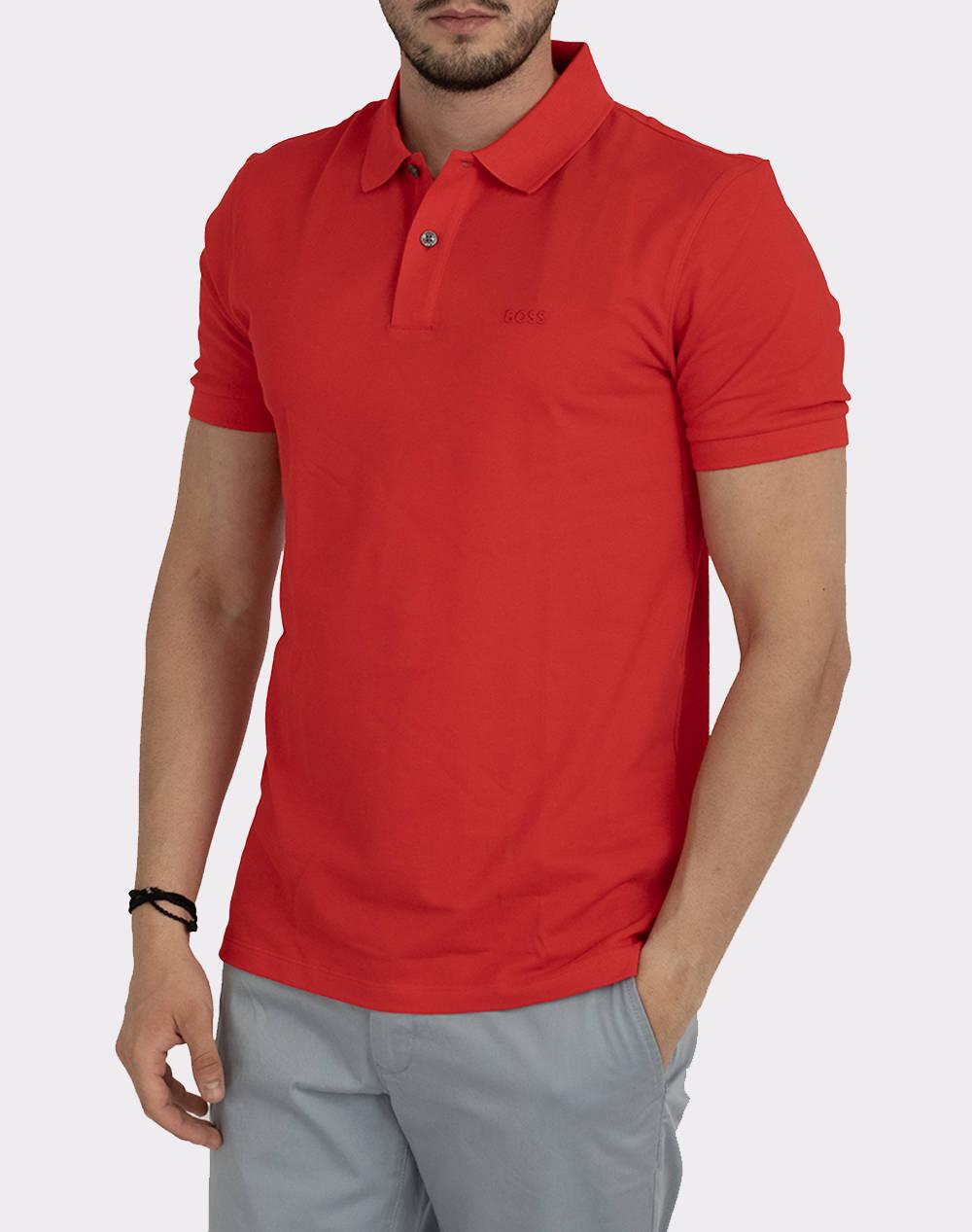 Polo manica corta 50468301 10241531 02 627 BOSS Bright red 