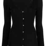 Cardigan a costine CIPRIA23 D520738 013 P.A.R.O.S.H. Nero 