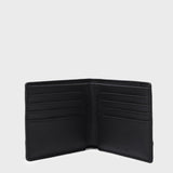Portafoglio in pelle logato 50558549 10278014 01 001 BOSS Black 
