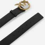 Cintura in pelle 100120A0F1 Z99Q PINKO Nero-antique gold 