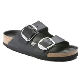 Ciabatta in pelle oliata ARIZONA BIG BUCKLE 1011075 BLACK BIRKENSTOCK Black 