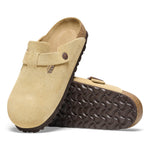Ciabatta in pelle scamosciata BOSTON 1026164 CREAM BIRKENSTOCK Cream 