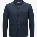 Giacca camicia in cotone CFWOOS2042MRUT5262 3989 WOOLRICH Melton blue 