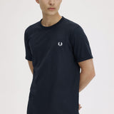 T-Shirt manica corta M3519 608 FRED PERRY Navy 
