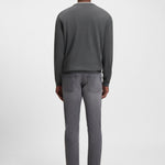 Maglia girocollo in merinos 50468239 10241501 01 030 BOSS Medium grey 