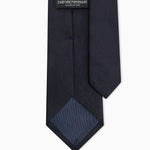 Cravatta in pura seta jacquard EM001344 TE19711 FB172 EMPORIO ARMANI Blu navy 