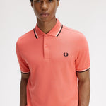 Polo manica corta M3600 04C FRED PERRY Strwcrm/ecru/blk 