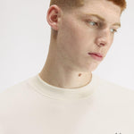 Felpa girocollo M7535 84A FRED PERRY Ecru/oxbld/grsrts 