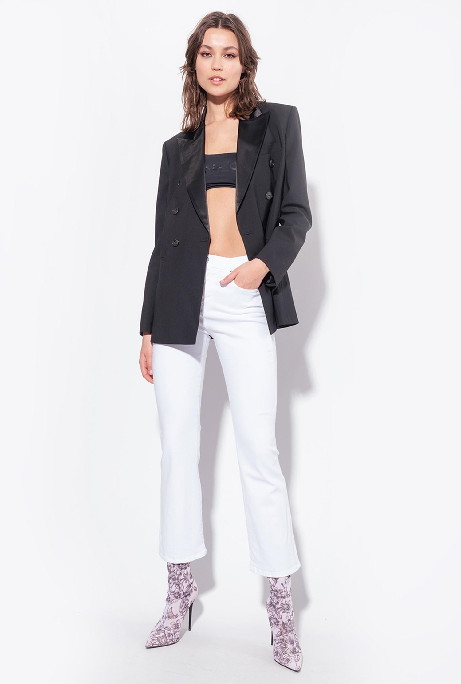 Jeans bootcut 100172A0FQ Z04 PINKO White 
