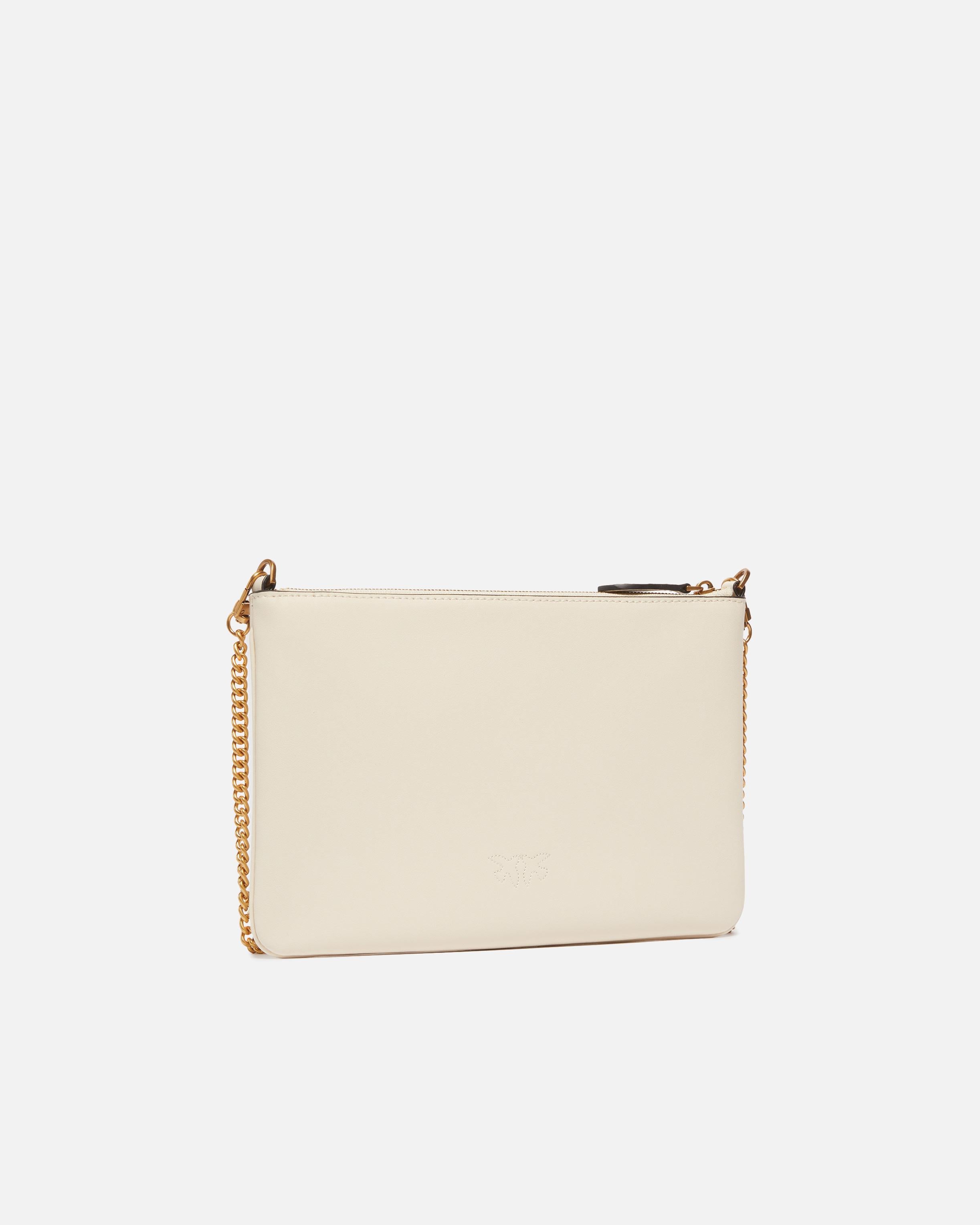 Borsa a tracolla 100455A0F1 Z14Q PINKO Bianco seta-antique gold 