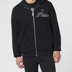 Felpa con cappuccio e zip MJB3953 PTE180N 02 PHILIPP PLEIN Black 