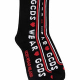 Calzino logato SS22M055809 02 GCDS Black 