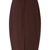 Gonna con cintura in vita 106449A2W6 L78 PINKO Marrone terra x piante 