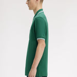 Polo manica corta M3600 81B FRED PERRY Sptgrn/ltic/ltic 