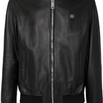 Bomber in nappa MLB1593 PLE010N 02 PHILIPP PLEIN Black 