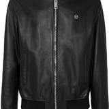 Bomber in nappa MLB1593 PLE010N 02 PHILIPP PLEIN Black 