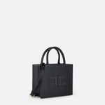 Tote piccola con impunture a contrasto BS08A51E2 110 ELISABETTA FRANCHI Nero 