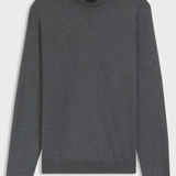 Maglia girocollo in merinos 50468239 10241501 01 030 BOSS Medium grey 