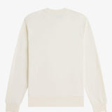 Felpa girocollo M7535 84A FRED PERRY Ecru/oxbld/grsrts 