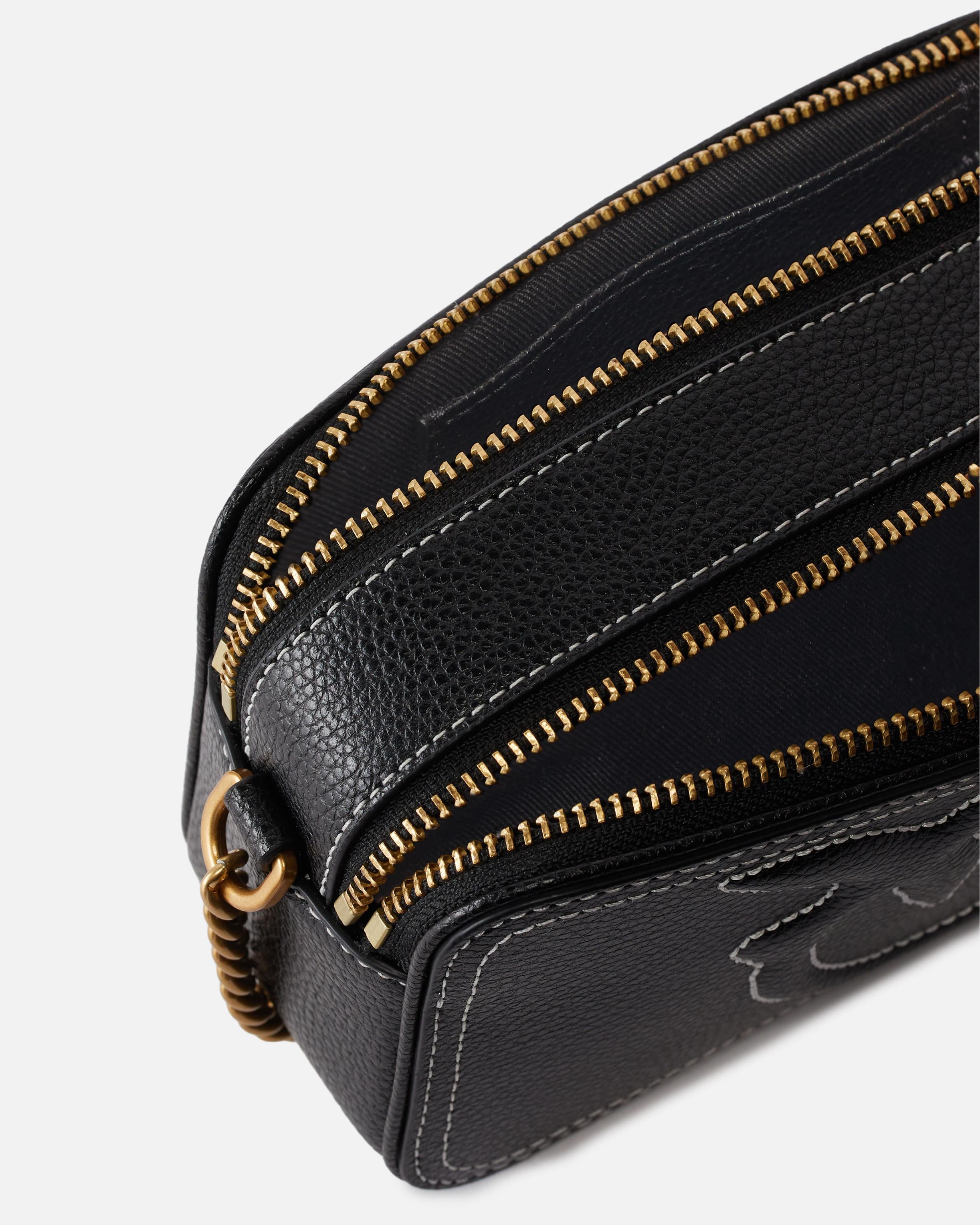 Borsa a tracolla 103799A1LF Z99Q PINKO Nero-antique gold 