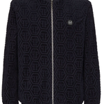 Felpa con motivo jacquard MJB3769 PTE021N 24 PHILIPP PLEIN Navy 