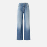 Jeans wide leg con scoloriture 101733A323 PJO PINKO Medio chiaro 