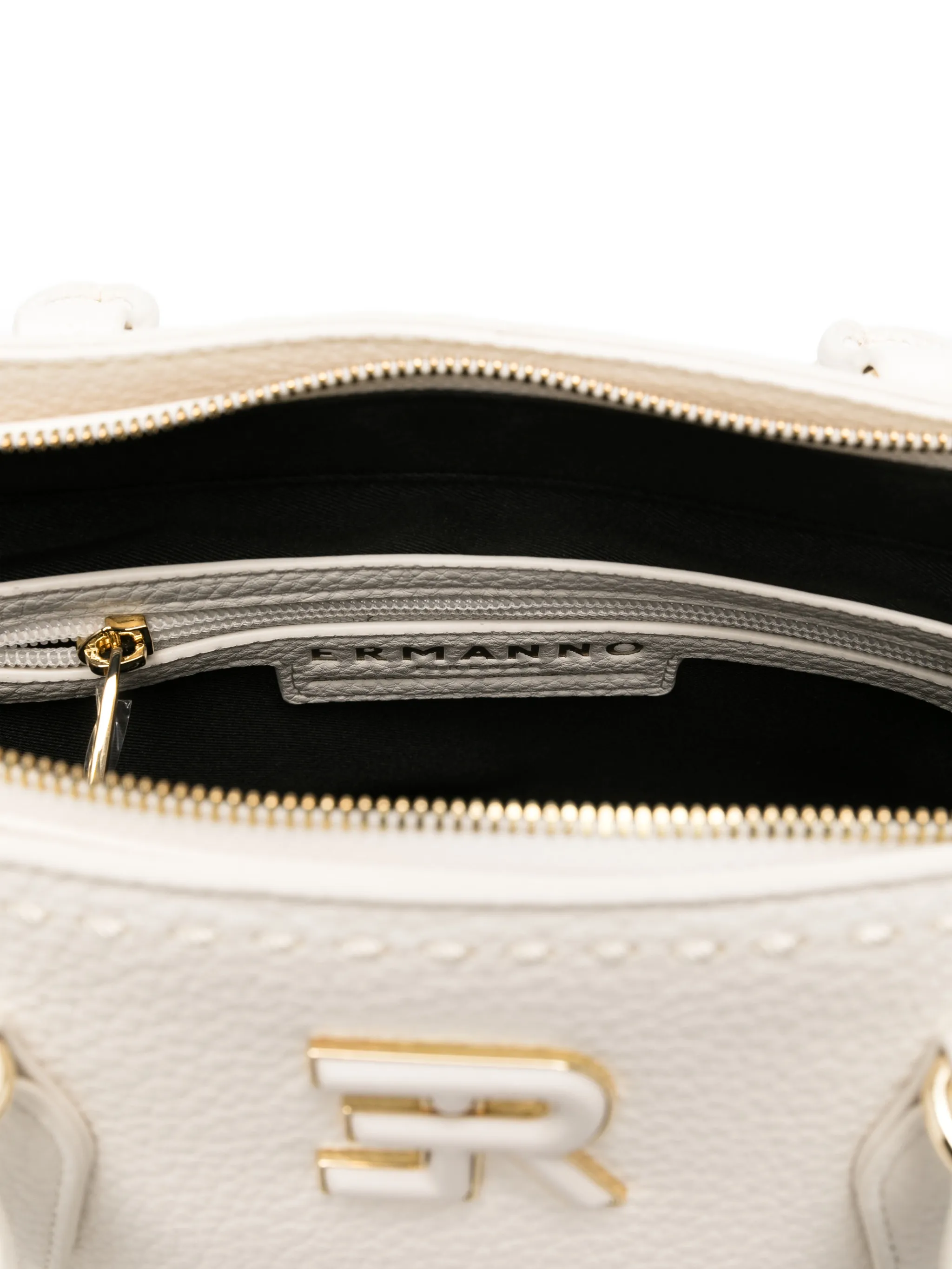 Borsa tote in ecopelle 12402159 IVORY ERMANNO FIRENZE Ivory 