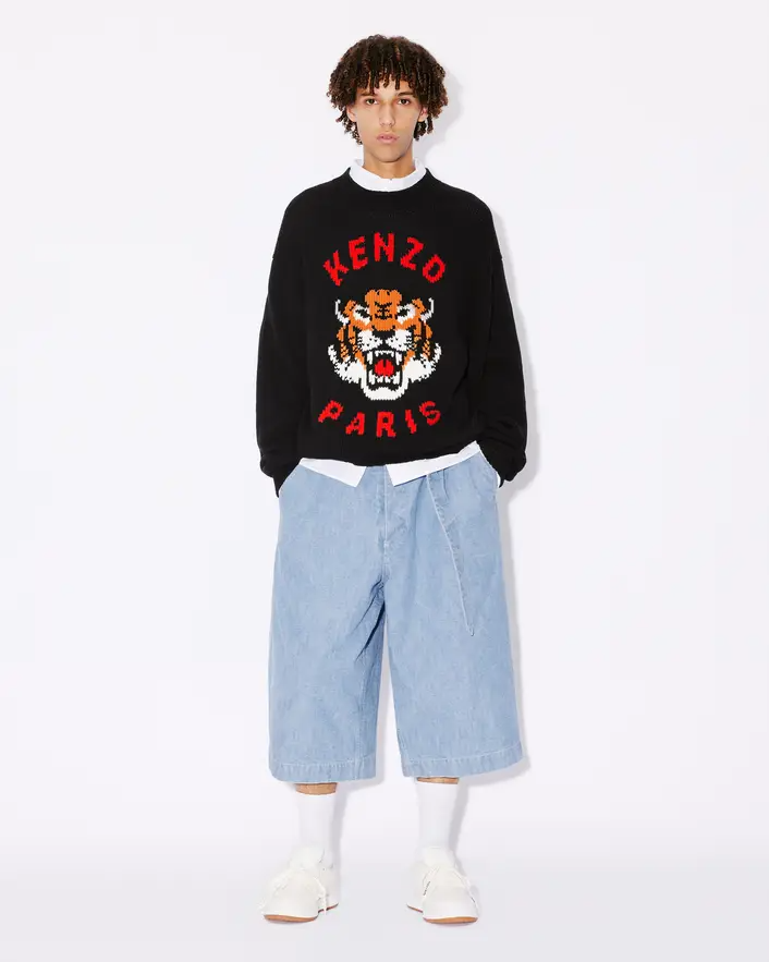 Maglia in cotone FE58PU0143LD 99J KENZO Black 
