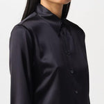 Camicia in satin di seta 100612ZR64 Z99 PINKO Black 