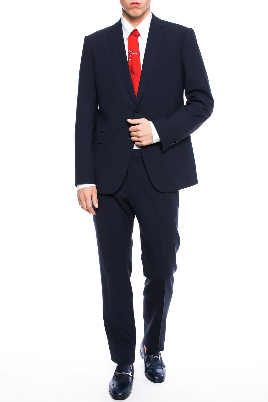 Abito monopetto due bottoni. 01VMEB 0B006 922 EMPORIO ARMANI Blue 