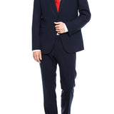 Abito monopetto due bottoni. 01VMEB 0B006 922 EMPORIO ARMANI Blue 