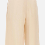 Pantaloni crop in tela ramié 2616131012600 060 MAX MARA STUDIO Corda 