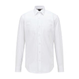 Camicia regular fit in cotone elasticizzato H-JOE-KENT-C1-214 10219212 01 50473265 100 BOSS White 