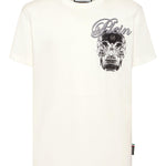 T-Shirt manica corta MTK8530 PJY002N 01OF PHILIPP PLEIN Off white 