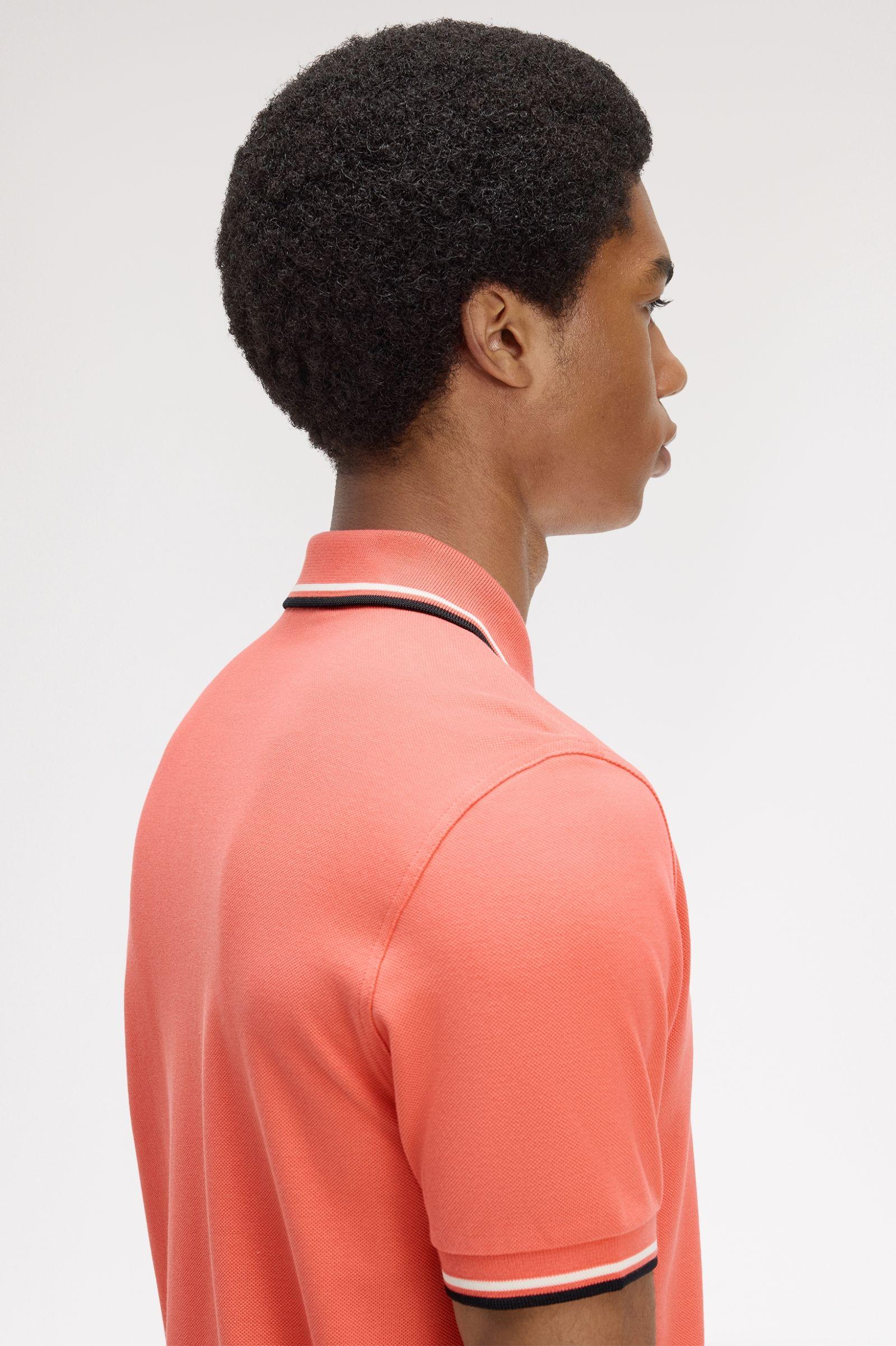 Polo manica corta M3600 04C FRED PERRY Strwcrm/ecru/blk 