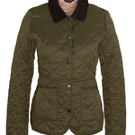 Giacca trapuntata LQU1012 LQU OL51 BARBOUR Olive/pale pink 