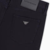 Pantalone 5 tasche in cotone elasticizzato 6D1J75 1NUPZ 0920 EMPORIO ARMANI Blu navy 