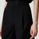 Pantaloni cropped 241TT2073 00006 TWIN SET Nero 