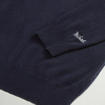 Maglia girocollo in lambswoll CFWOKN0278MRUF0469 3989 WOOLRICH Melton blue 
