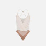 Body in georgette di viscosa BO01461E2 193 ELISABETTA FRANCHI Burro 