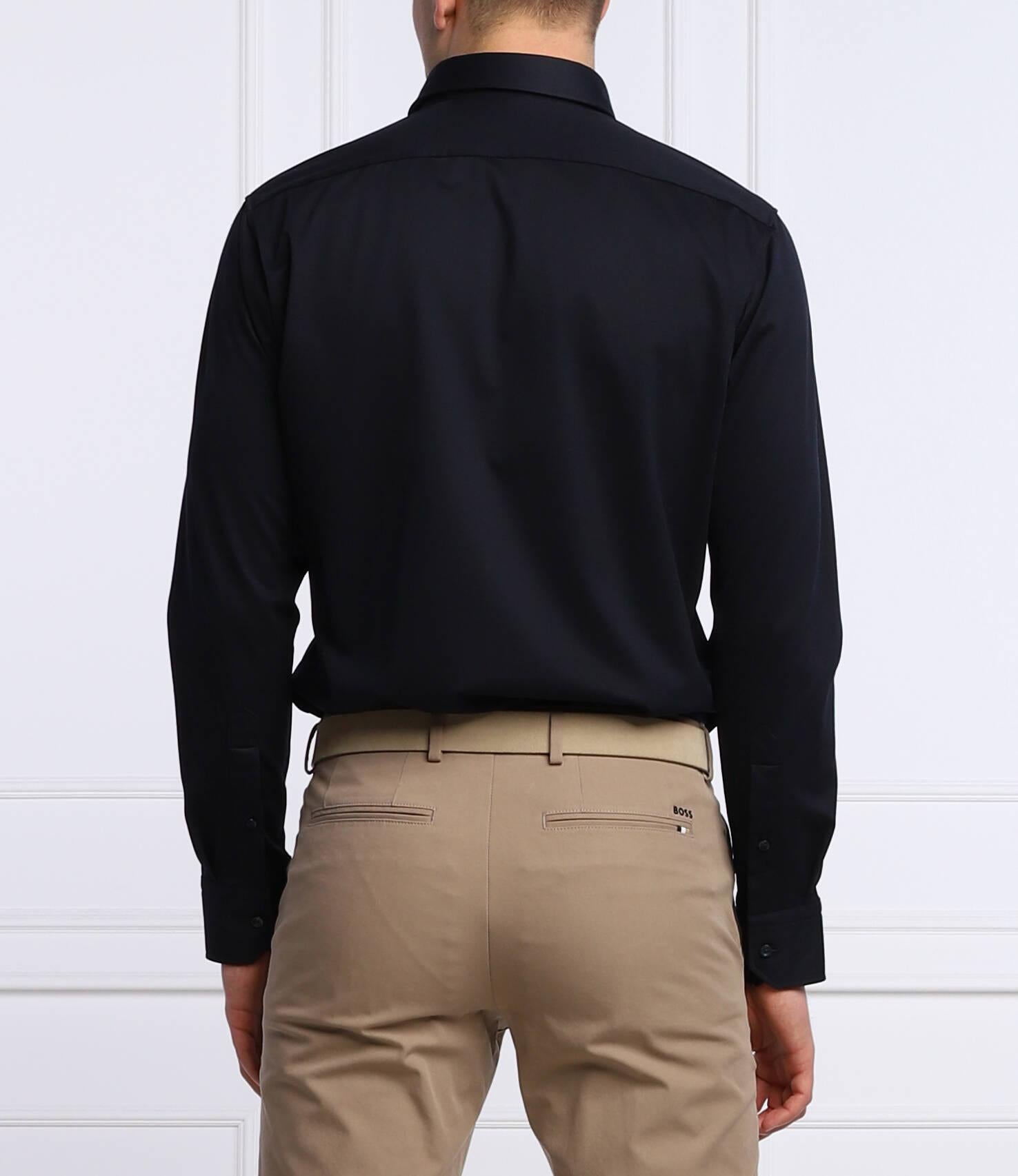 Camicia regular fit con botton down al collo 50469378 10239284 01 410 BOSS Navy 
