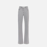 Jeans a vita doppia con logo ricamato PJ11D56E2 382 ELISABETTA FRANCHI Light grey 