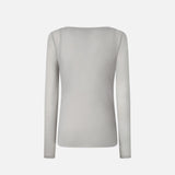 Maglia jersey garza leggera a maniche lunghe 104653A2CL IIA PINKO Grigio scuro 