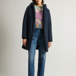 Parka in Softshell CFWWOU0889FRUT3496 3989 WOOLRICH Melton blue 