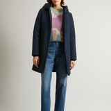 Parka in Softshell CFWWOU0889FRUT3496 3989 WOOLRICH Melton blue 